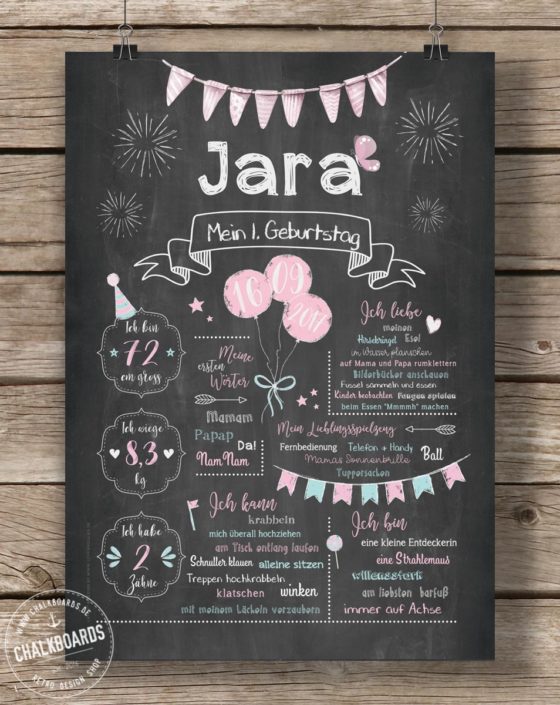 Baby Chalkboard Jara