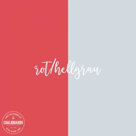 Farbe: rot/hellgrau