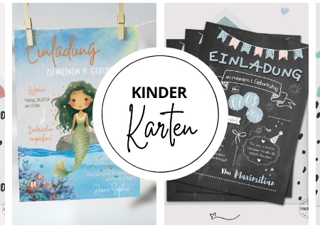 Karten für Kinder