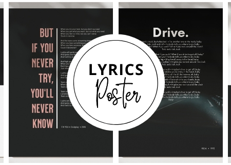 Lyrics Poster