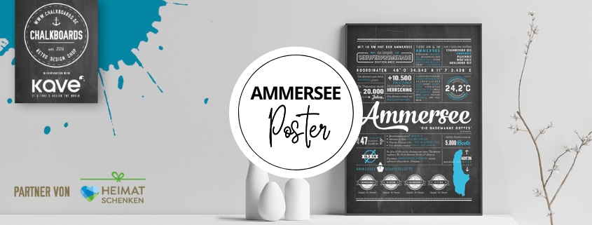 Ammersee Poster bei Chalkboards.de